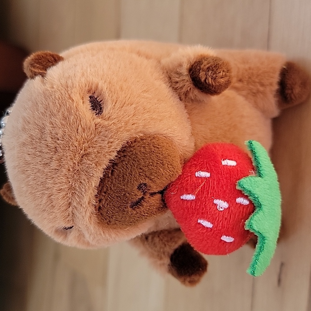 Capybara Plush Bag Charm That Shakes